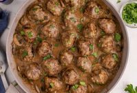 Hearty Salisbury Steak Meatballs