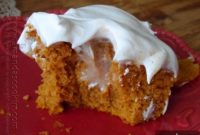 Autumn Pumpkin Pudding Poke Cake