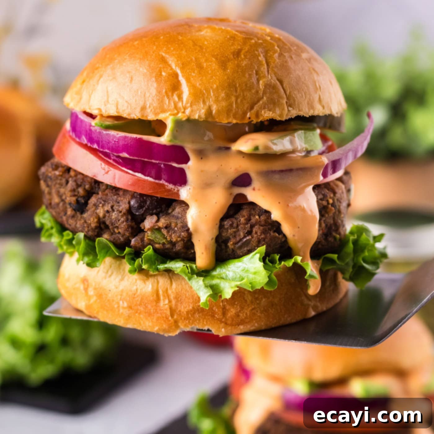 Signature Black Bean Burger 1 featured 100778
