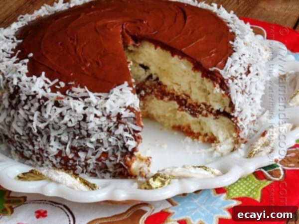 Blissful Almond Coconut Snowflake Cake 1 featured 10127