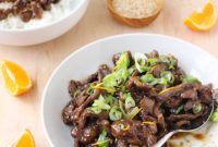 Sticky Orange-Sesame Beef Express