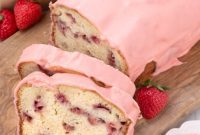 Luscious Strawberry Pound Cake