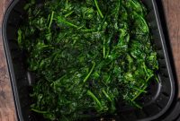 Crispy Air-Fried Spinach
