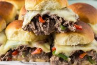 Cheesesteak Slider Bites