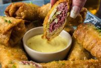 Crispy Corned Beef Egg Rolls