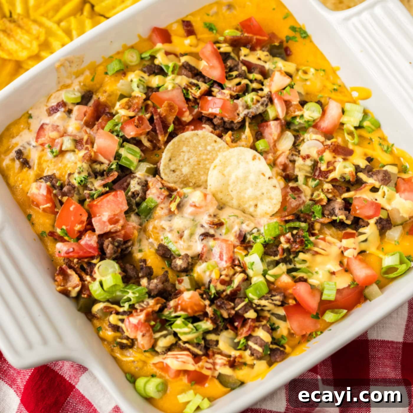 Loaded Cheeseburger Dip 1 featured 104569