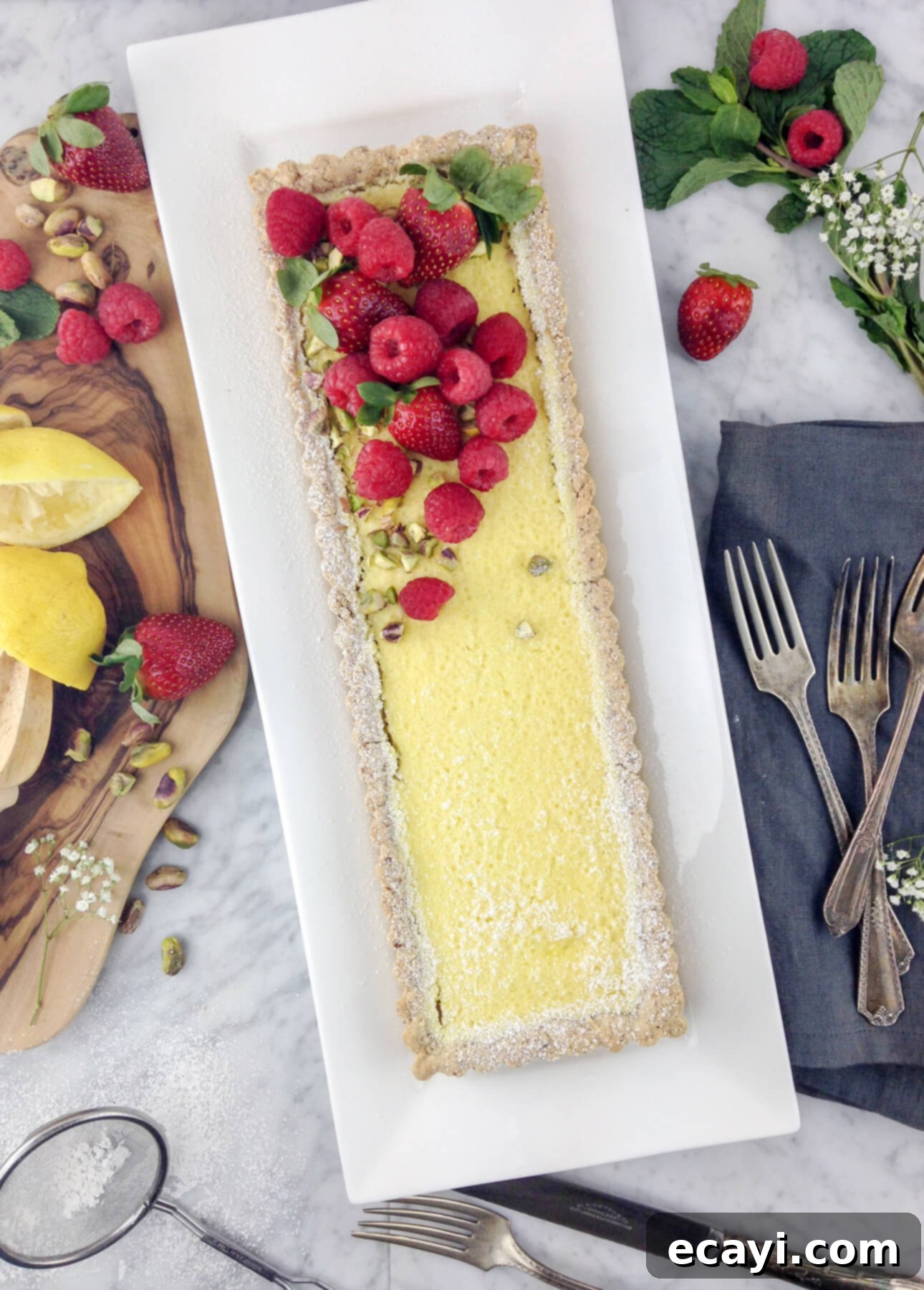 Zesty Gluten Free Lemon Curd Tart 1 featured 10463