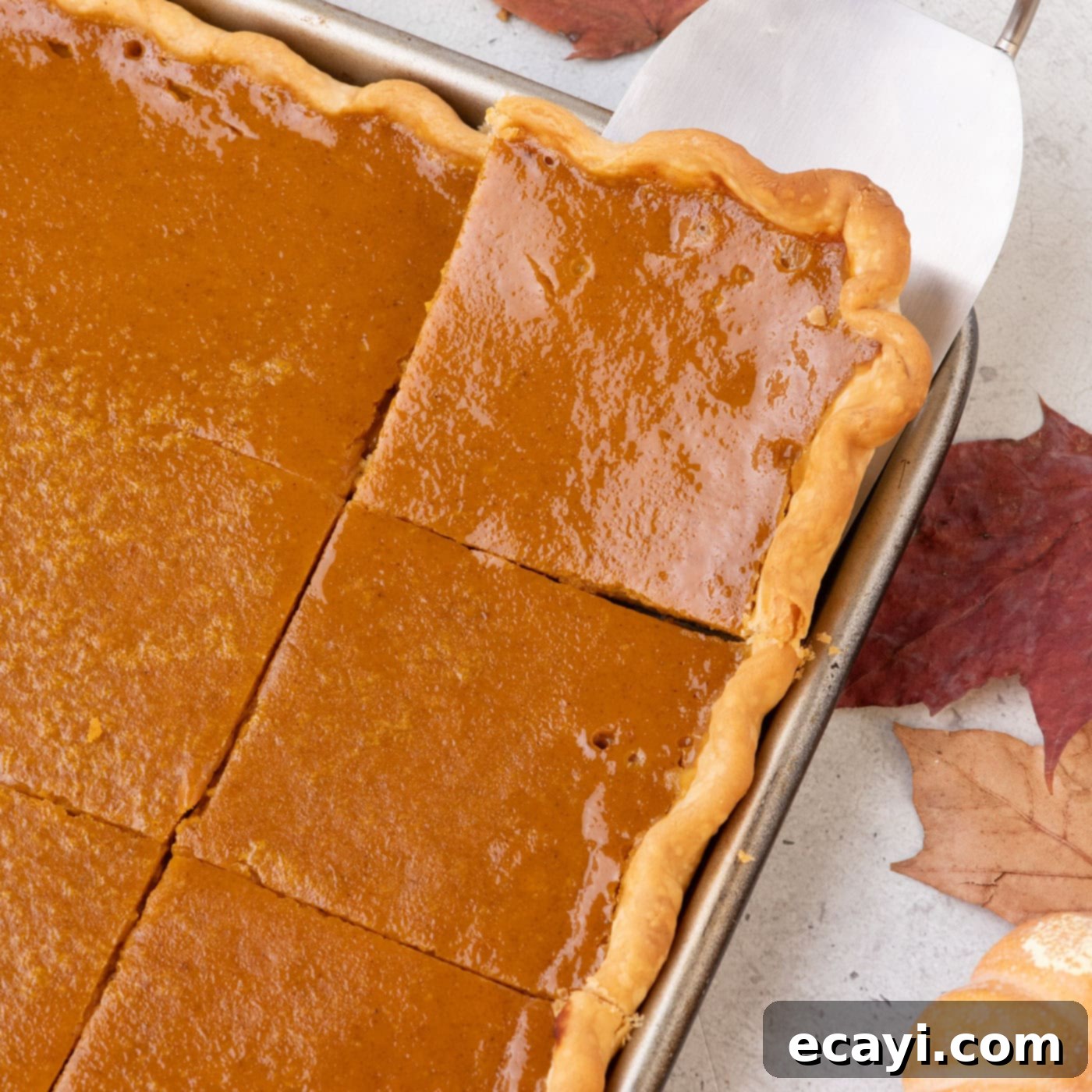 Family Sized Sheet Pan Pumpkin Pie 1 featured 105531