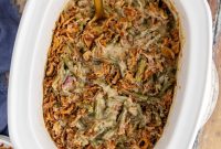 Effortless Crockpot Green Bean Bake