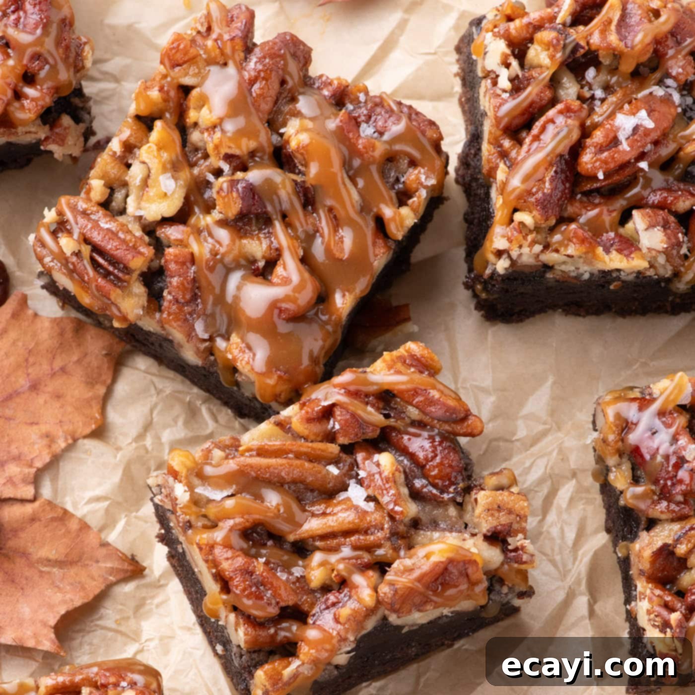 Decadent Pecan Pie Brownies 1 featured 105822