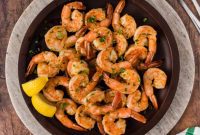 Tender Steamed Shrimp