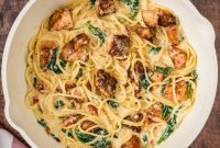 Mediterranean Salmon Pasta
