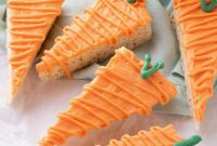 Carrot Cake Krispie Squares