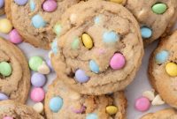 Colorful Easter M&M Cookies
