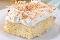 Tropical Coconut Infusion Cake