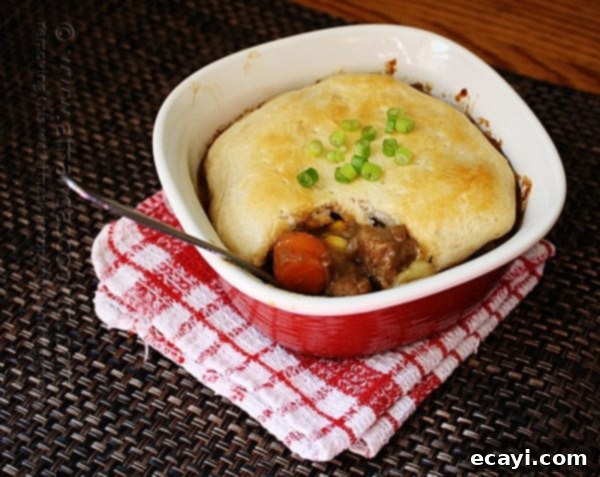 Homestyle Beef Biscuit Pot Pie 1 featured 11036