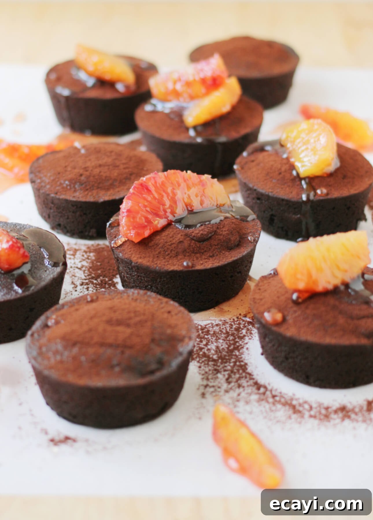 Decadent Blood Orange Chocolate Lava Cakes 5 featured 11372