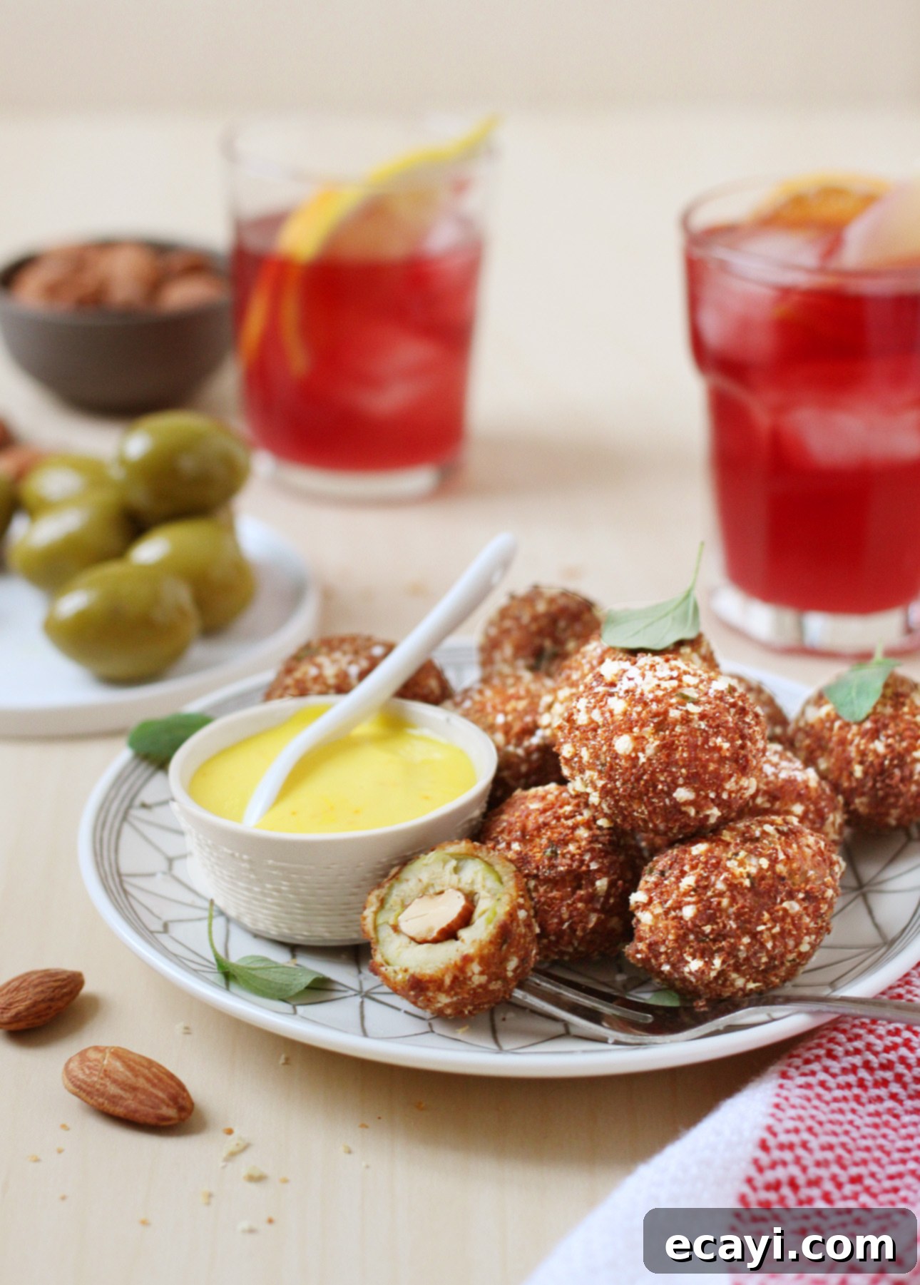 Golden Fried Olives with Saffron Aioli 1 featured 12522