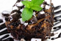 Peppermint Patty Fudge Brownies