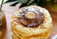 Tropical Pineapple Pancakes with Homemade Coconut Bliss
