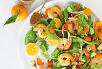 Marmalade Glazed Shrimp and Crispy Bacon Salad