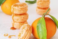 Luscious Honey Orange French Macarons