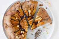 Rustic Pear & Chocolate Almond Galette