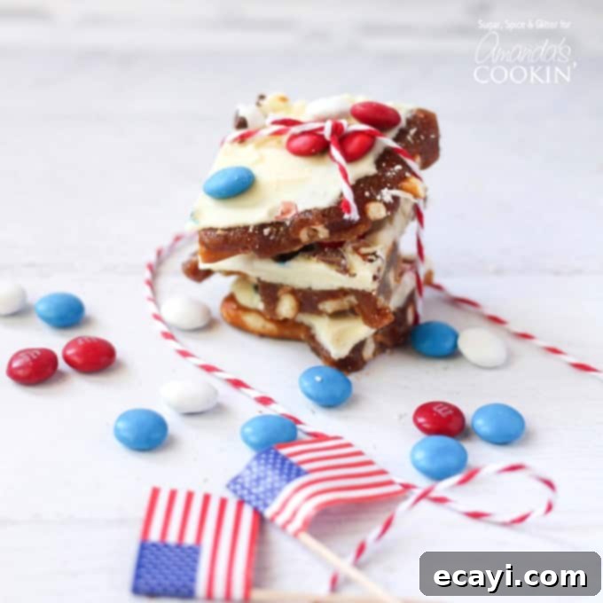 Stars and Stripes Candy Bark 1 featured 13924