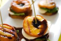 Smoky Peach Caprese