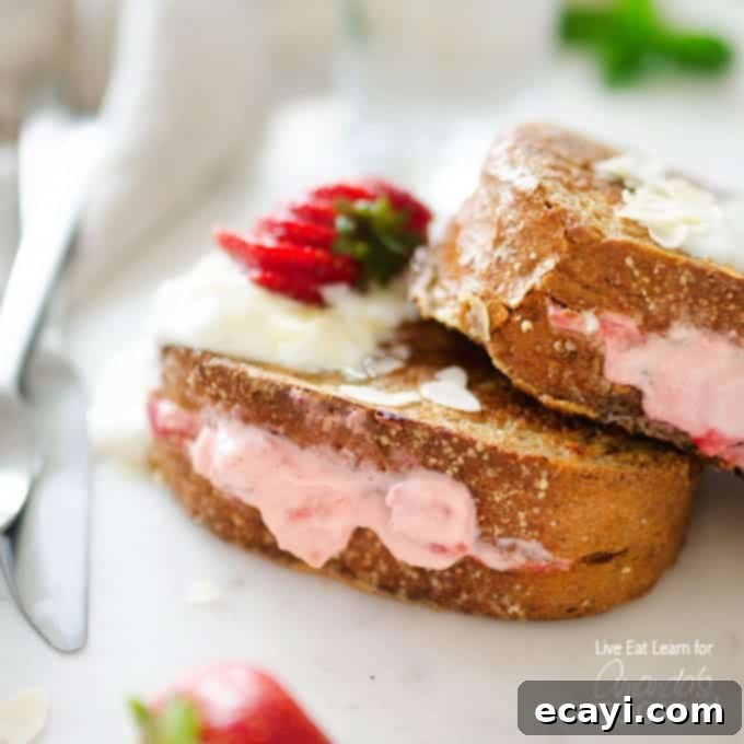 Decadent Strawberry Cream Stuffed French Toast 1 featured 14118