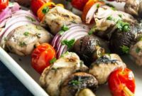 Tender Grilled Chicken Kebabs
