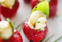 Brie Kissed Strawberries