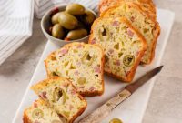 Rustic French Ham, Cheese & Olive Loaf