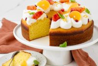 Sunshine Orange Yogurt Cake with Zesty Citrus Cloud