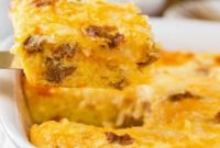 Hearty Turkey Hash Brown Breakfast Bake