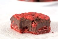 Red Velvet Oatmeal Fudge Obsession