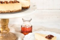 Smart Indulgence Maple Cheesecake with Pecan Graham Crust