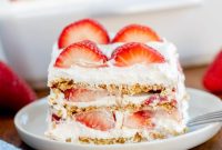 Strawberry Cloud Cake