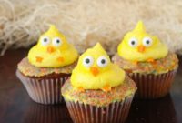 Whimsical Easter Chick Cupcakes