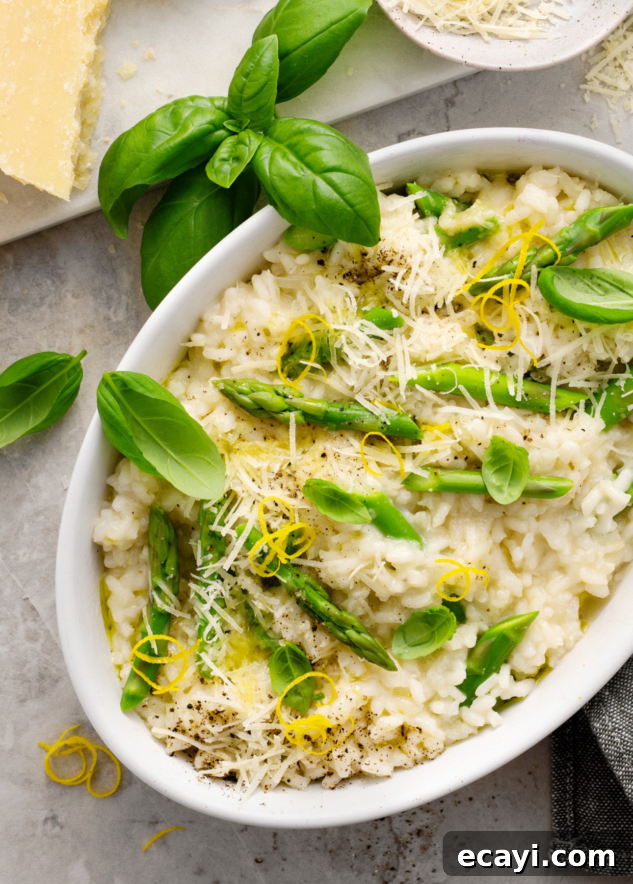 Creamy Lemon Asparagus Risotto 1 featured 19634