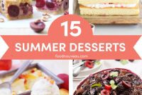 Summer’s Sweetest 15 Colorful Desserts