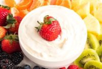 Luscious Cream Cheese Fruit Dip