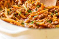 Hearty One-Pot Sloppy Joe Pasta Skillet