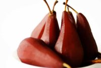 Luscious Red Wine Pears