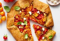 Vibrant Heirloom Tomato Crostata with Handcrafted Pesto