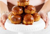 Homemade Salted Caramel Cream Puffs