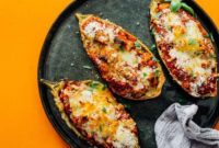 Cheesy Stuffed Eggplant Parmesan