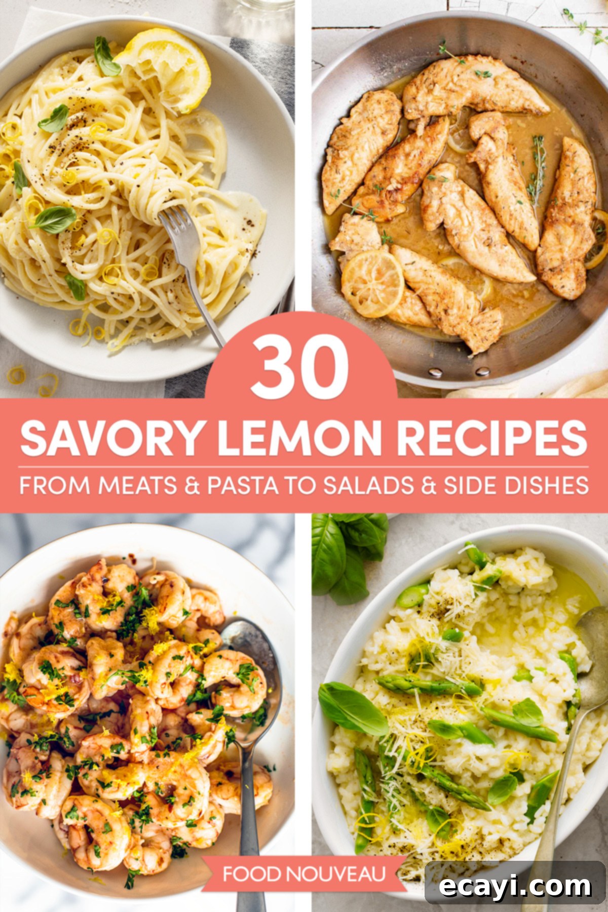 30 Zesty Lemon Recipes: A Savory Collection for Every Dish 1 featured 22288