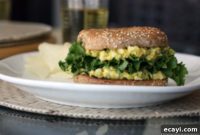 Delicious Homemade Egg Salad Bagel