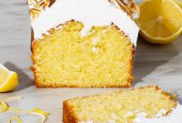 Zesty Olive Oil Cake with Golden Meringue Peaks
